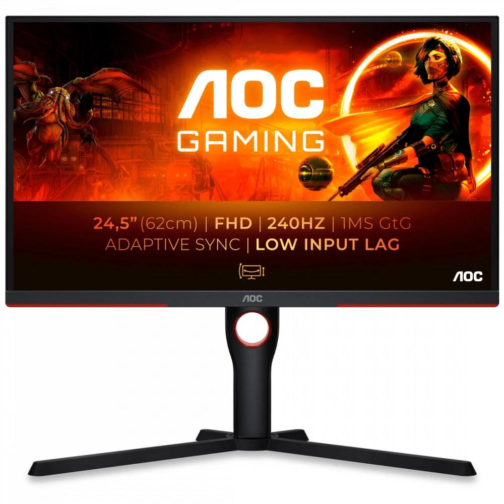 Монитор AOC 25G3ZM VA 240Hz, 24.5", 1920x1080