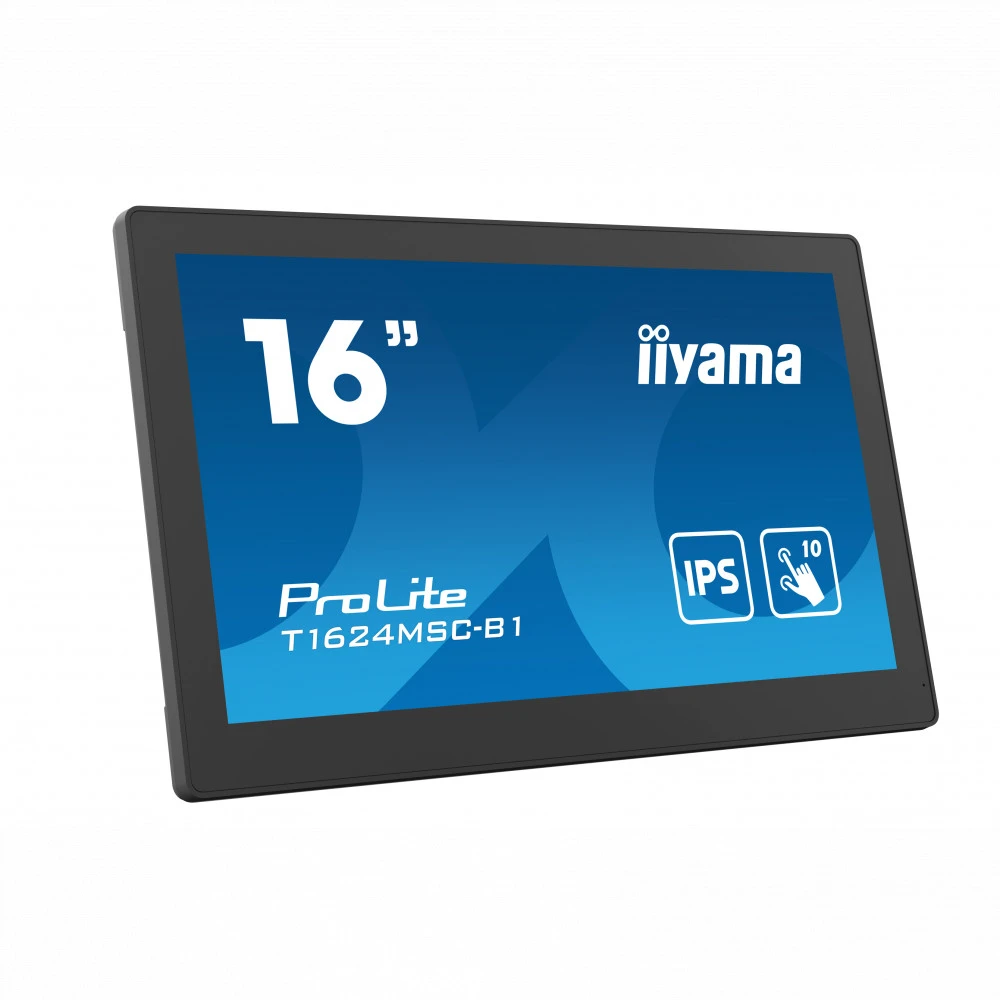 Монитор iiyama ProLite PLT1624M, 15.6", 1920x1080, IPS, portabel — 2