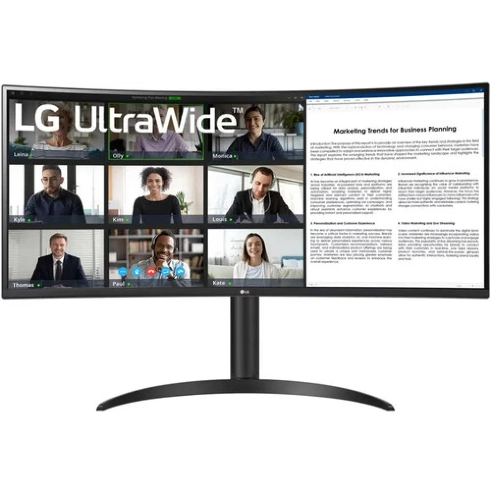Монитор LG 34WR55QK-B, 34", 3440x1440, IPS, 100Hz — 2