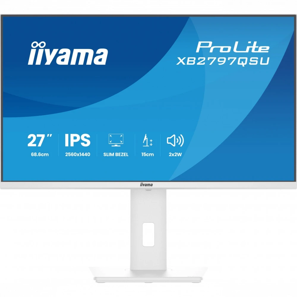 Монитор iiyama ProLite XB2797QSU-W1, 27", White — 2