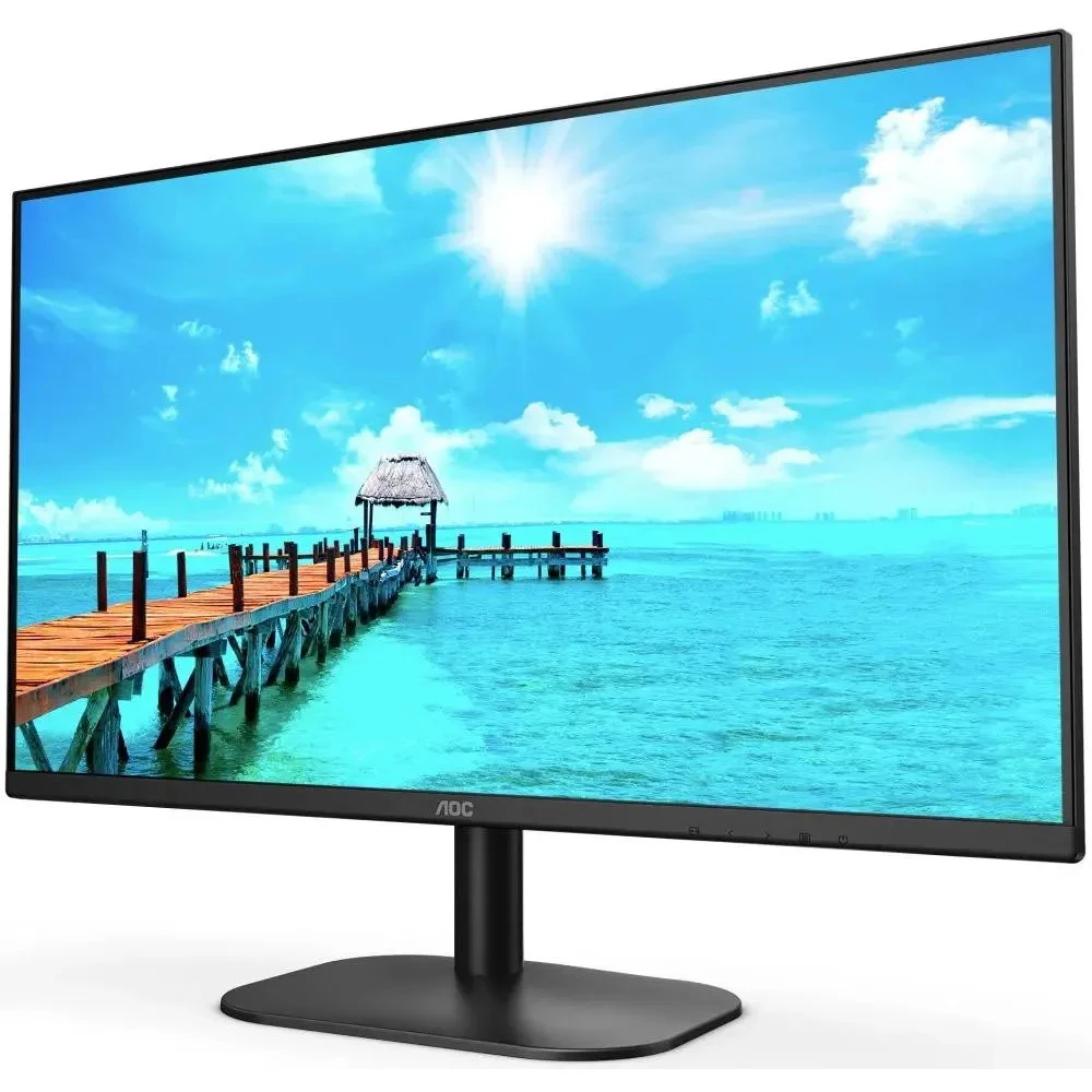 Монитор жидкокристаллический AOC 27B2H/EU/01 LCD 27'' 16:9 1920х1080(FHD) IPS, nonGLARE, 250cd/m2, H178°/V178°, 1000:1, 20M:1, 16.7M, 4ms, VGA, HDMI, Tilt, 3Y, Black — 3