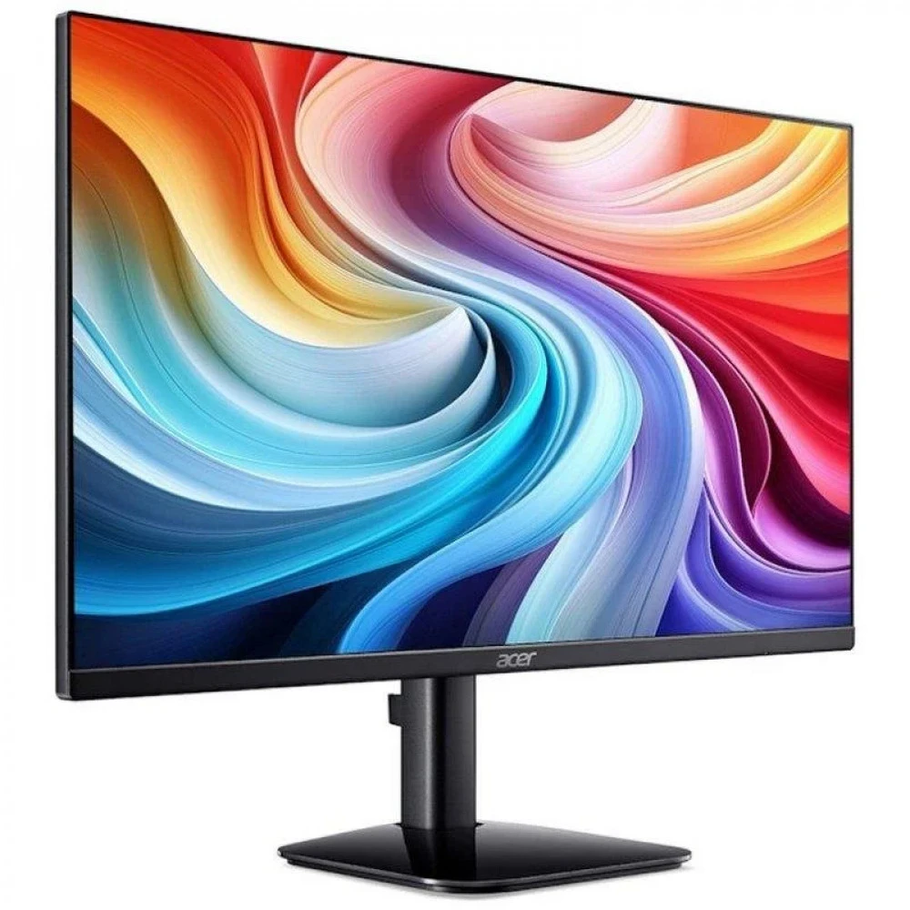 Монитор Acer KA242YP0bi (KA2 Series) 23.8" (60 см) / 1920×1080 Full HD / VA / ZeroFrame / 144Hz / 4 мс (GTG), 1 мс (VRB) / 250 кд/м² / 1× VGA + 1× HDMI 1.4 / FreeSync / 99% sRGB / Черный корпус / в комплекте кабели: HDMI + питание — 2