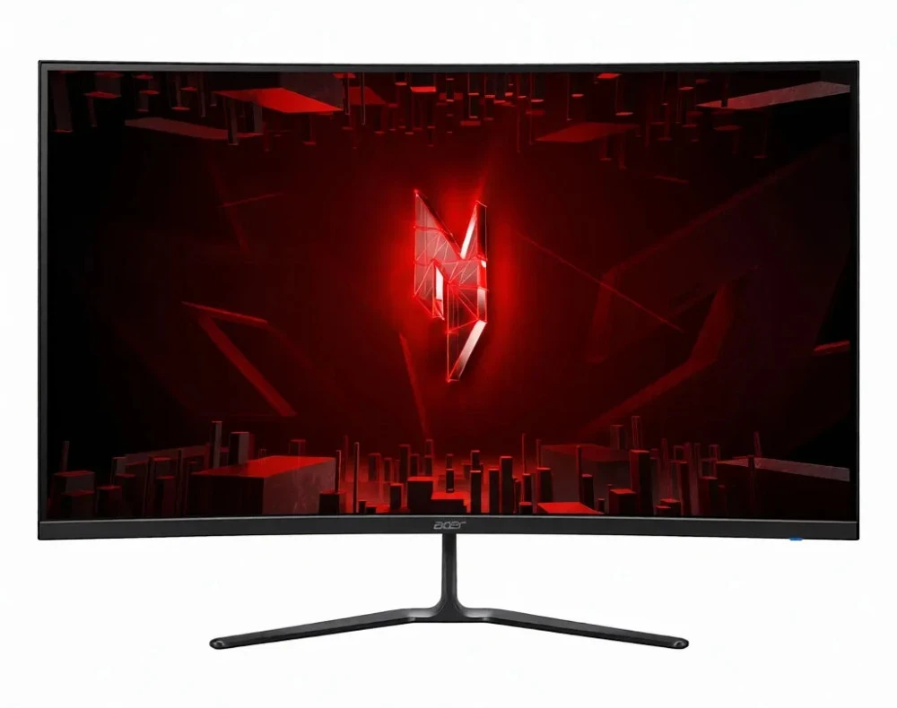 Монитор Acer Nitro ED320QRHbi (ED0 Series) \ 80 cm 31.5'' \ Curved 1500R \ Full HD (1920×1080) \ VA \ ZeroFrame \ 16:9 \ VESA 100x100 \ 1 ms (VRB) \ 300 nits \ 1×VGA \ 1×HDMI 1.4 \ Внешний блок питания \ HDR Ready \ FreeSync \ Европейская версия (EU) \ Чё