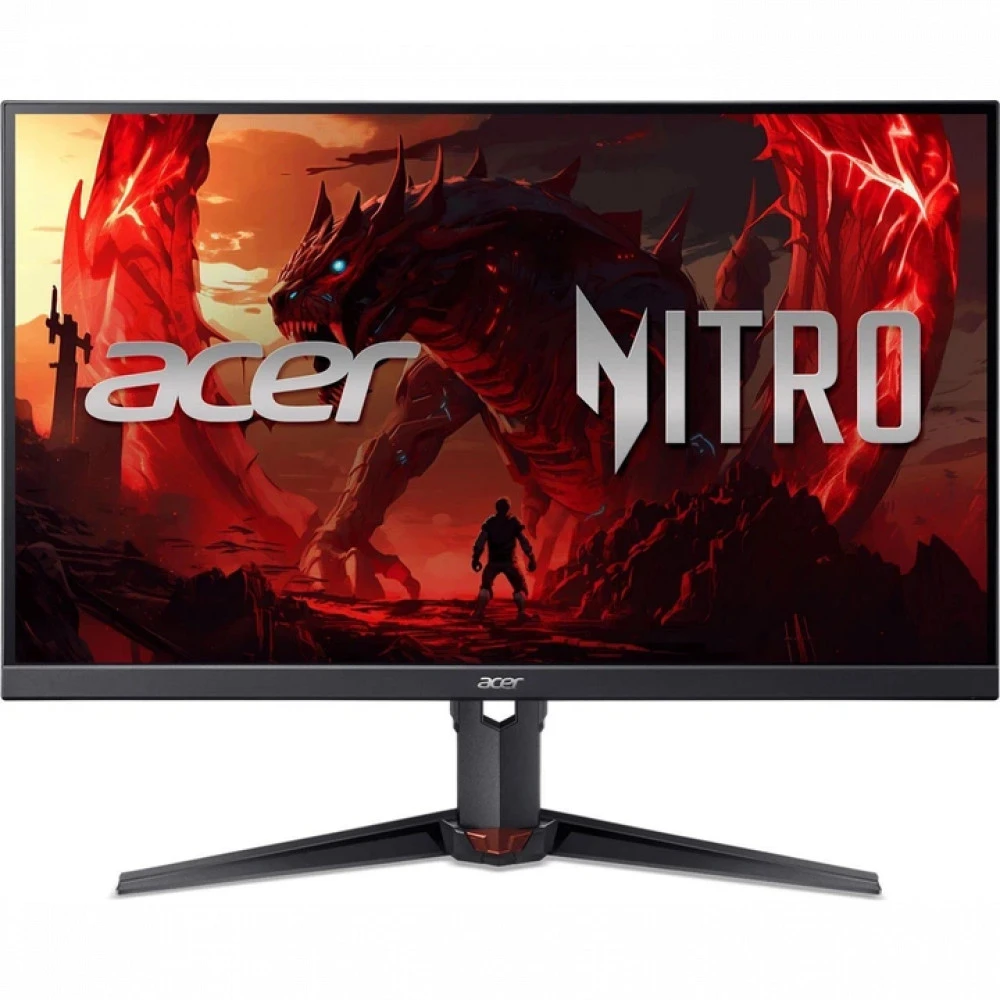 Монитор Acer Nitro KG240YW3bmiipx (KG24FX Series) 23.8" (60 см) / 1920×1080 Full HD / IPS / ZeroFrame / 240Hz / 1 мс (GTG), 0,5 мс Min / 250 кд/м² / 2× HDMI 2.0 + 1× DisplayPort 1.4 / Audio Out / HDR10 / FreeSync Premium / 99% sRGB / Черный корпус / в ком