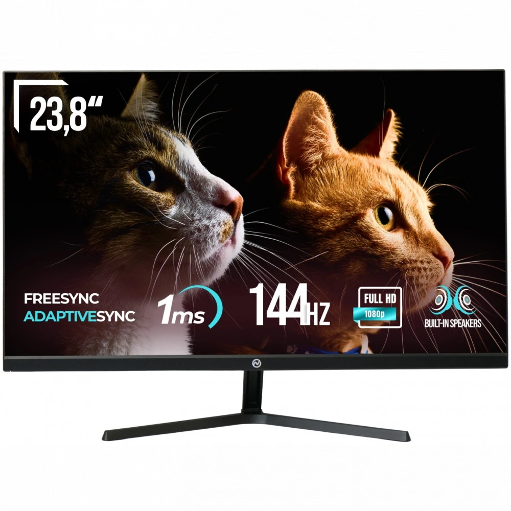 Монитор 23.8" ONVYX ONMR24FHD144B169F, FullHD, IPS, 144Hz, 1ms, 300 cd/m2, 1000:1, HDMI/DP, 2x3W — 3