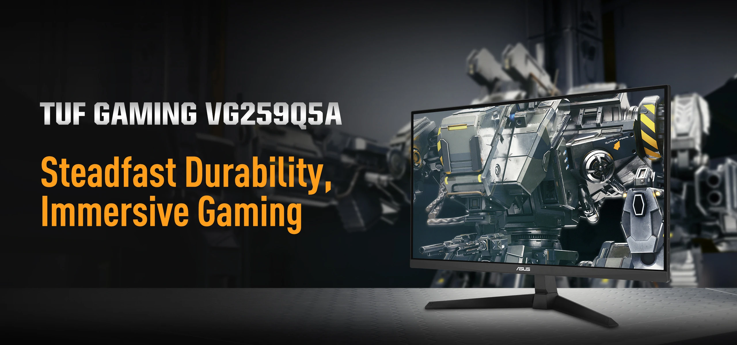 Монитор 24.5" Asus TUF Gaming VG259Q5A, Black, IPS, 1920x1080@200Hz, 300кд/м2,1000:1,1ms, 2xHDMI, DP — 3