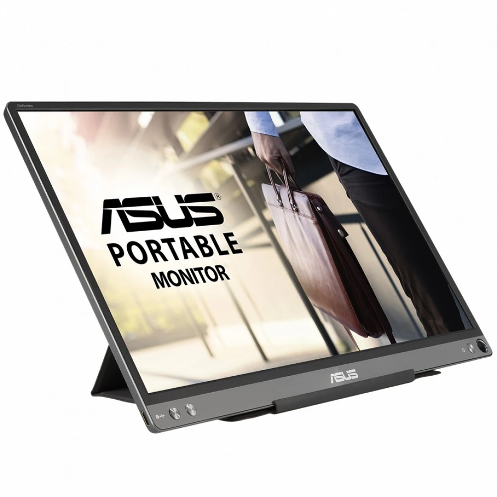 Монитор 15.6" Asus ZenScreen MB16ACE, Silver-Gray, IPS, 1920x1080@60Hz, 220кд/м2, 5ms, USB-C