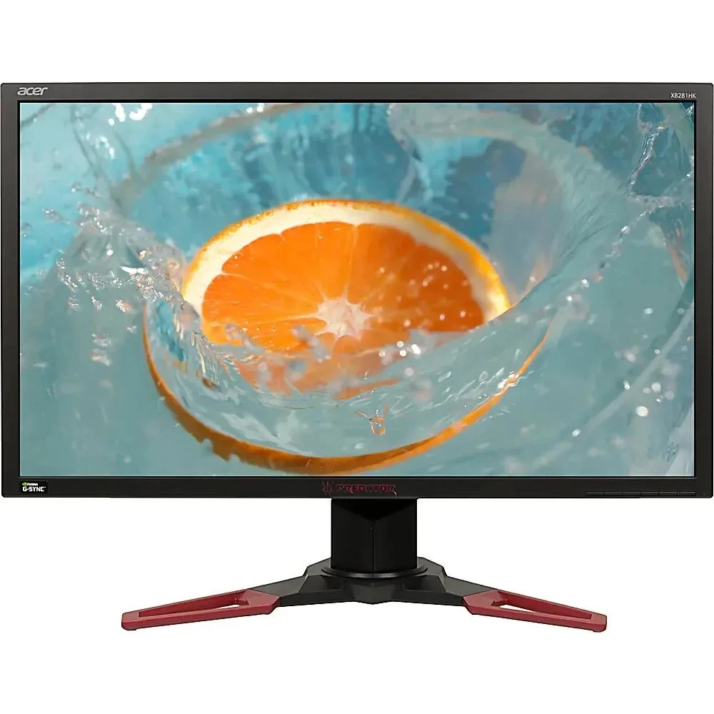 Монитор 28" Acer XB281HKbmiprz, Black-Red