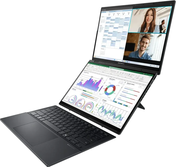 Ноутбук ASUS Zenbook Duo UX8406CA-QL453W FHD+ 60Hz Core Ultra 7 255H Win11, Intel Core Ultra 7 255H, 32 ГБ, 512 ГБ, 14" — 4