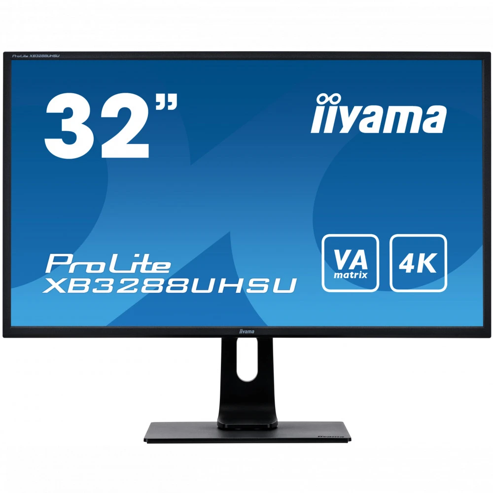 Монитор 31.5" iiyama ProLite XB3288UHSU, Black