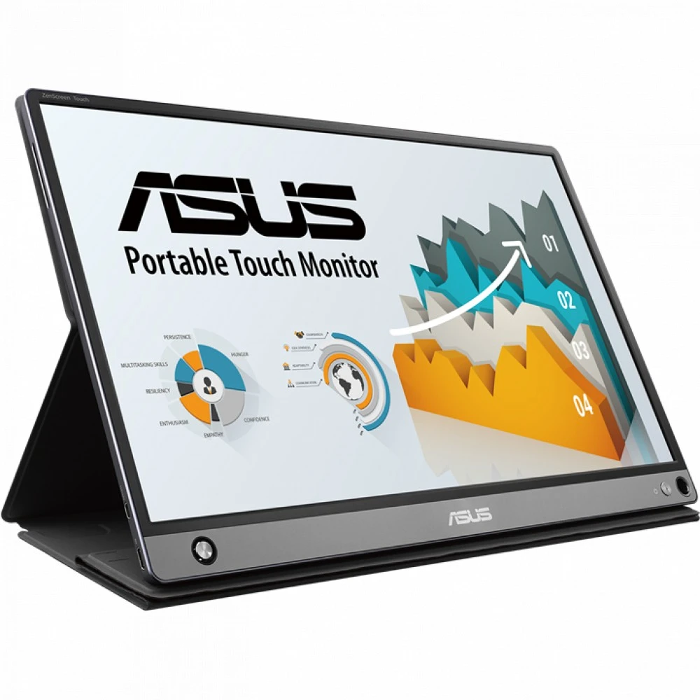 Монитор ASUS ZenScreen MB16AMTR, 15.6", FHD, сенсорный — 5