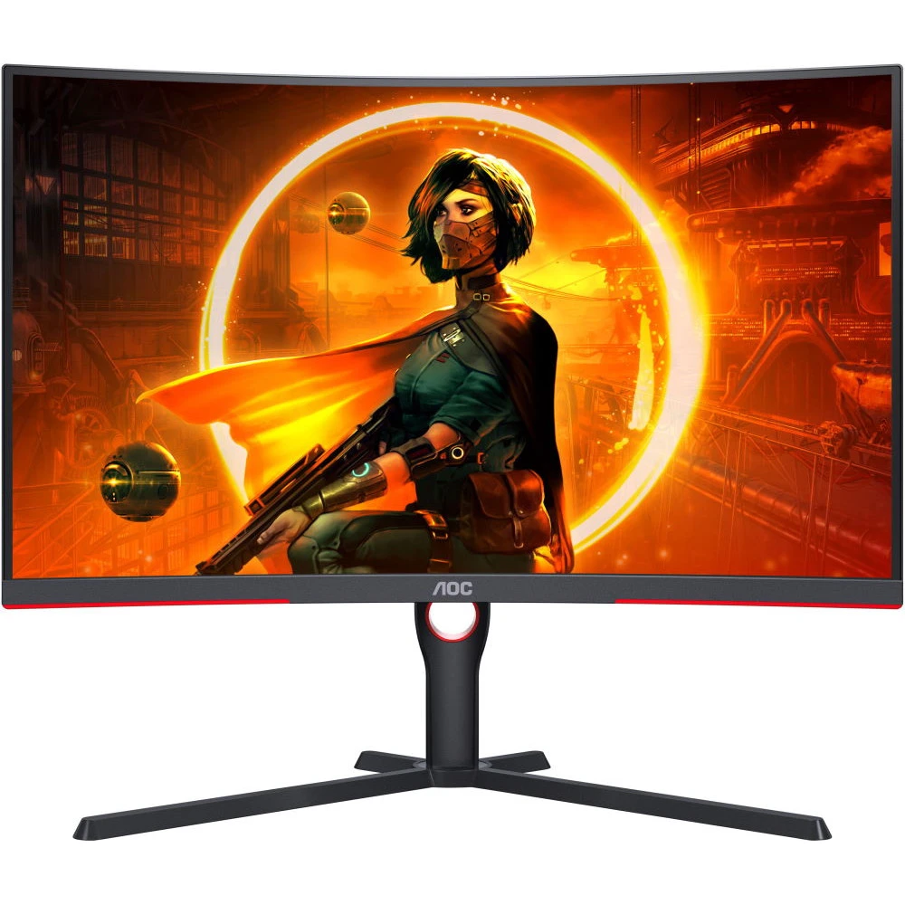 Монитор 31.5" AOC CQ32G3SU, Black-Red