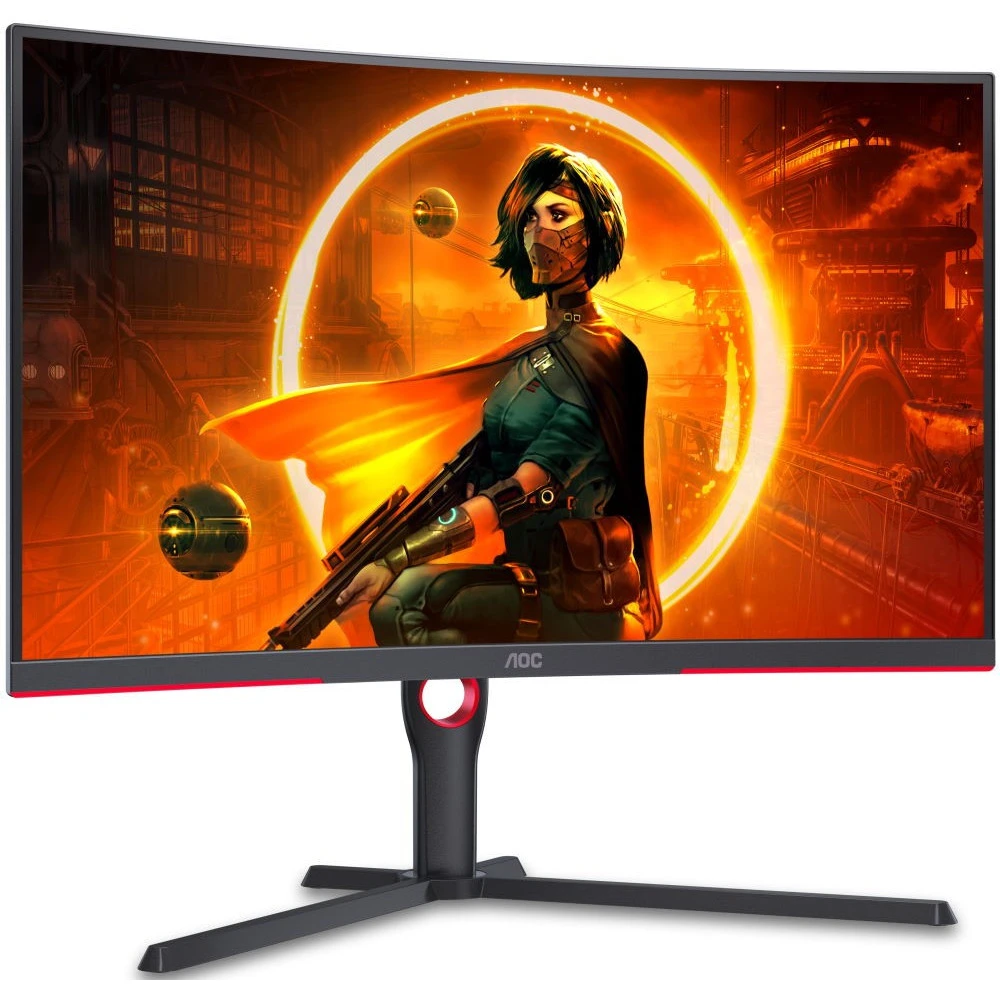 Монитор 31.5" AOC CQ32G3SU, Black-Red — 2
