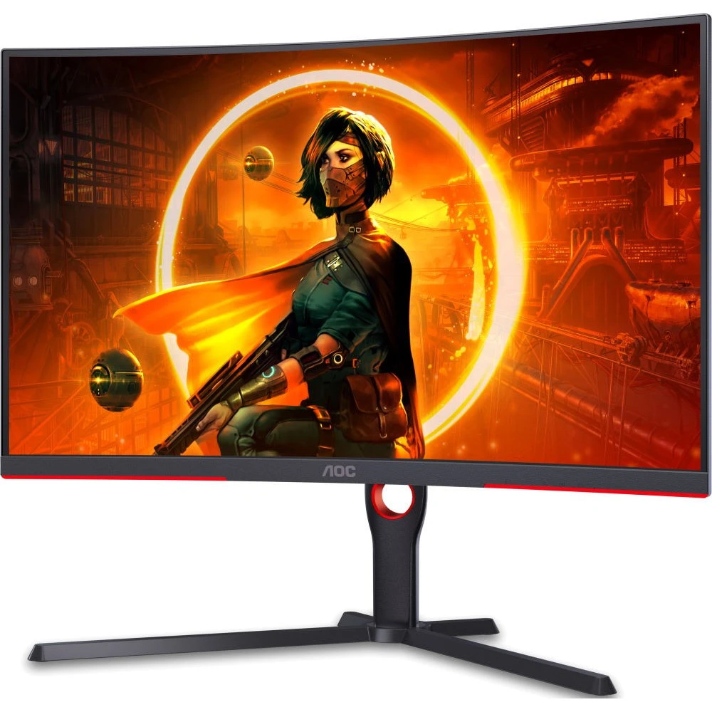 Монитор 31.5" AOC CQ32G3SU, Black-Red — 3