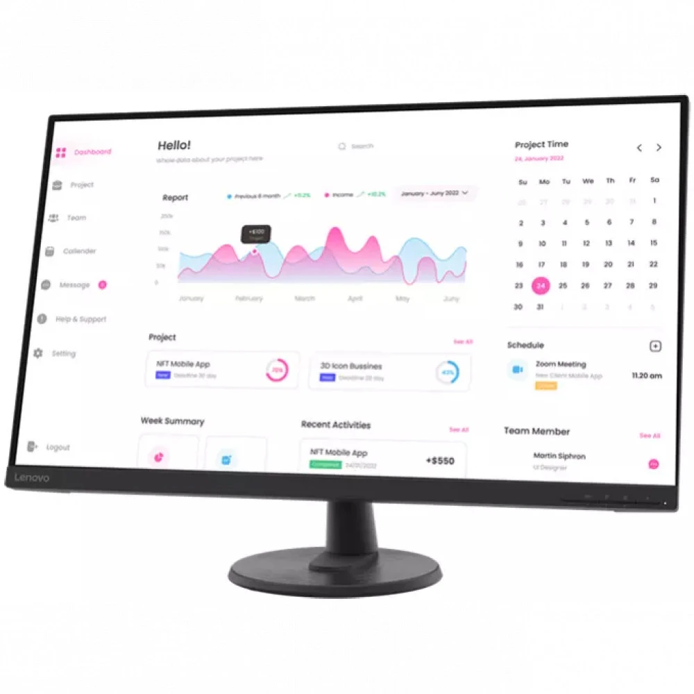 Монитор 32" Lenovo D32-40, Black — 3