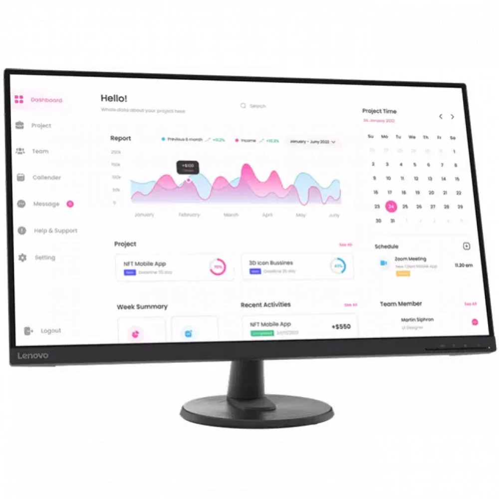 Монитор 32" Lenovo D32-40, Black