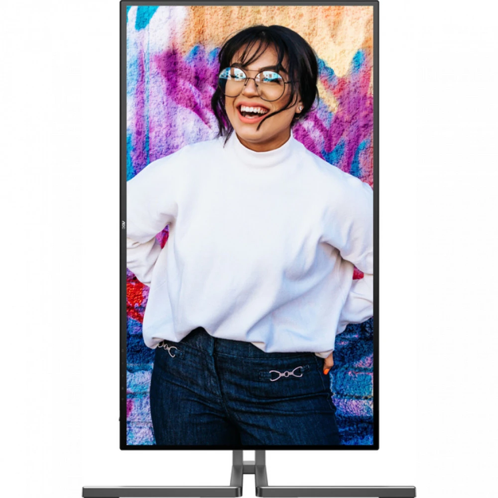 Монитор 28" AOC U27U3CV, Black-Grey — 2