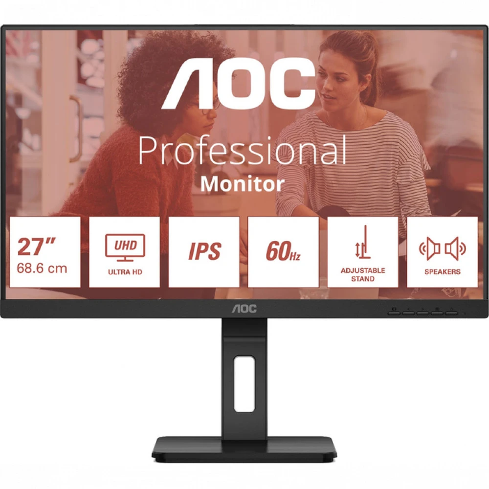 Монитор 28" AOC U27U3CV, Black-Grey