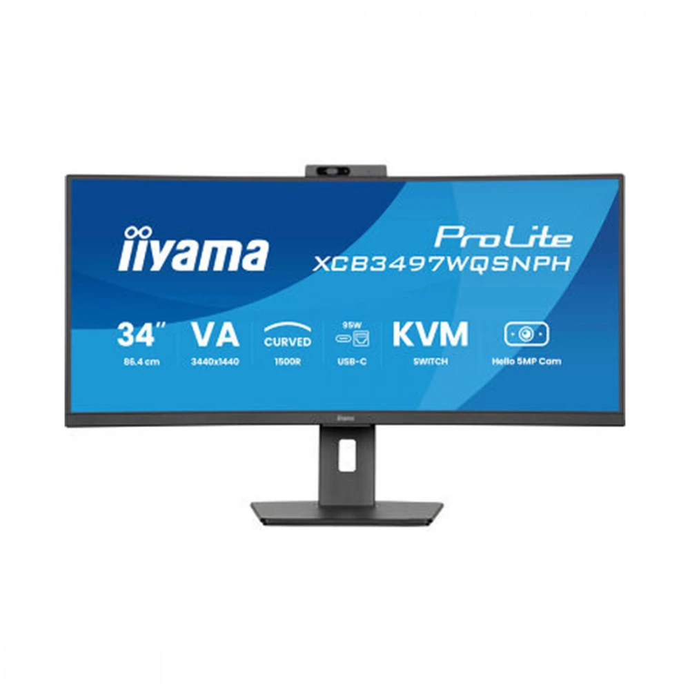 Монитор 34" iiyama ProLite XCB3497WQSNP-B1, Black