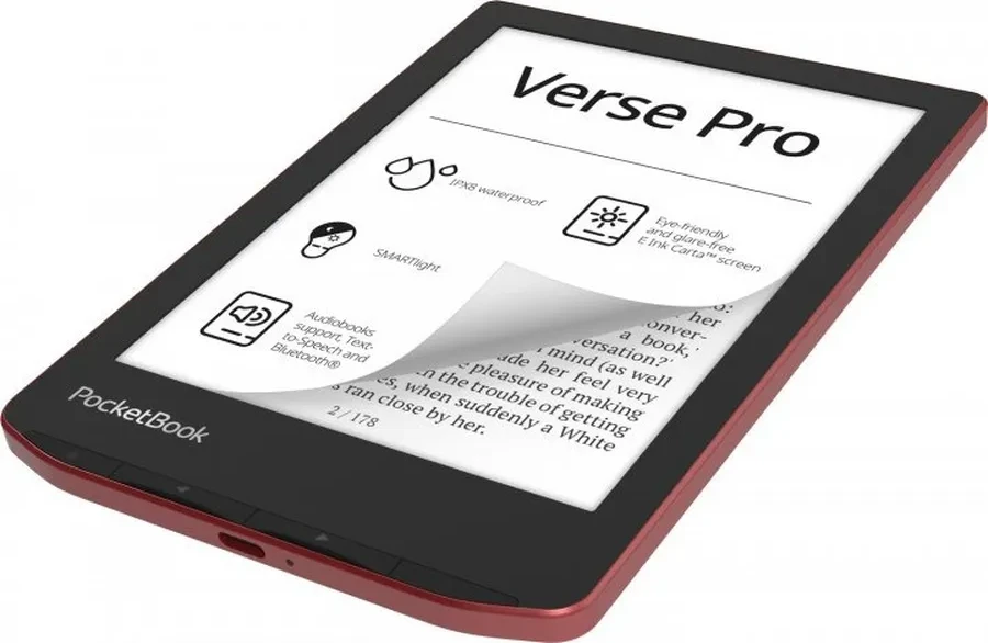 Электронная книга PocketBook PB634-3-CIS красный