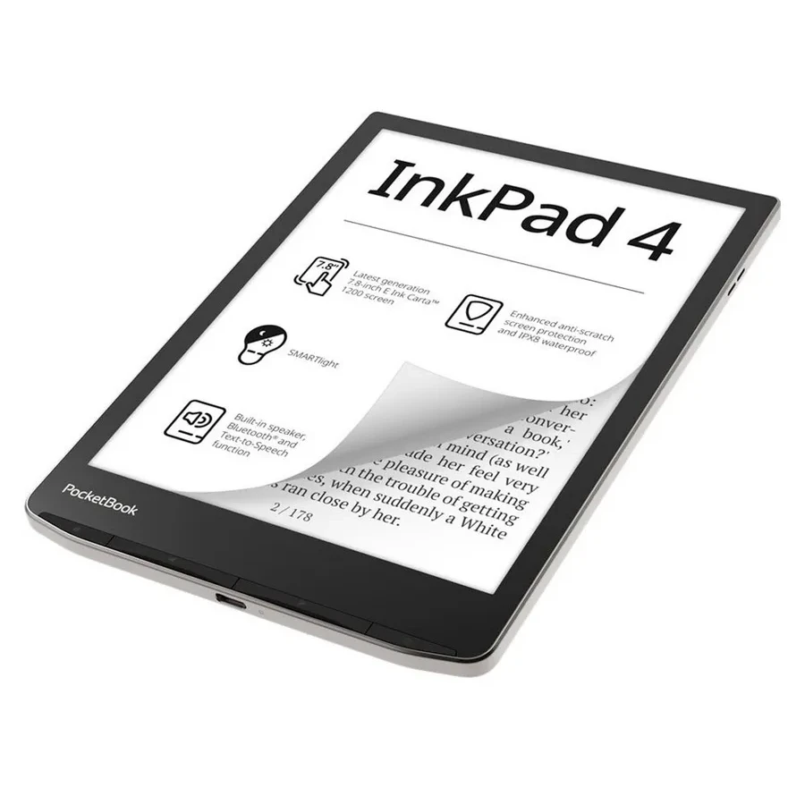Электронная книга PocketBook PB743G серебряный