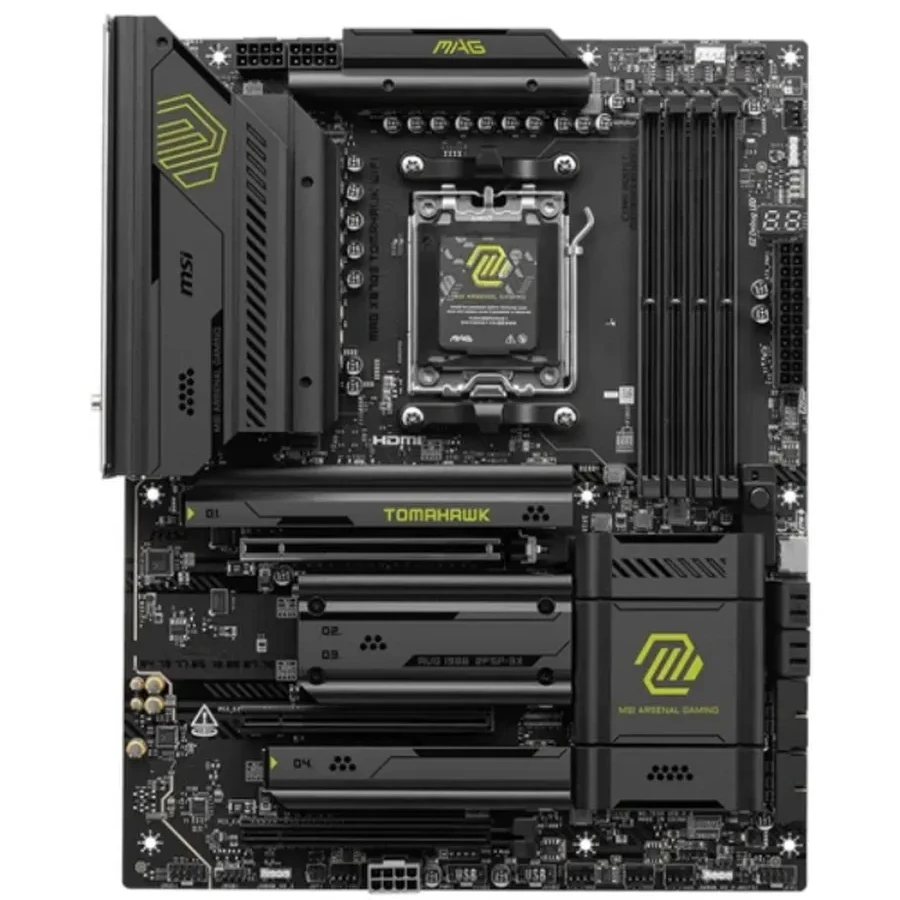 Материнская плата MSI MAG B850 TOMAHAWK WIFI AM5 B850 4xDDR5 4xSATA6G RAID 3xM.2 1xHDMI 2xType-C ATX — 4
