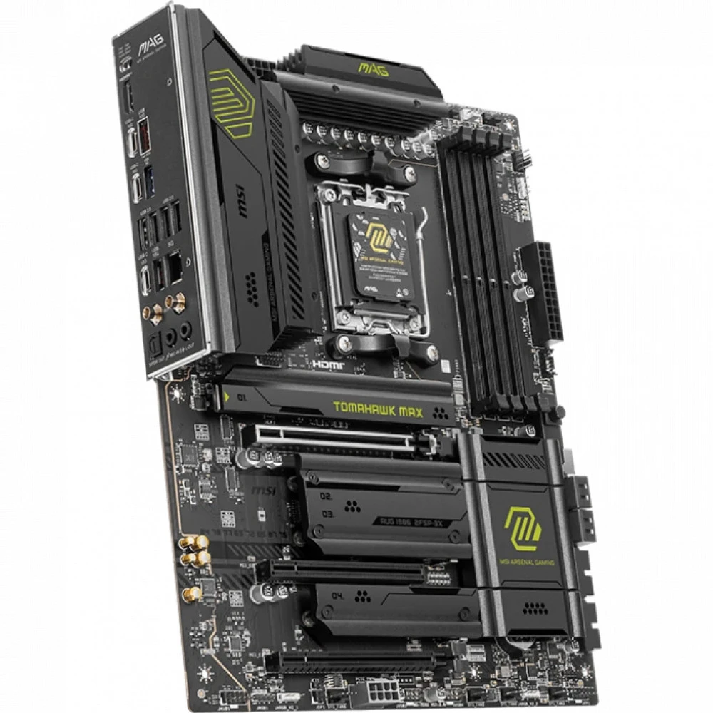 Материнская плата MSI MAG B850 TOMAHAWK WIFI AM5 B850 4xDDR5 4xSATA6G RAID 3xM.2 1xHDMI 2xType-C ATX — 5