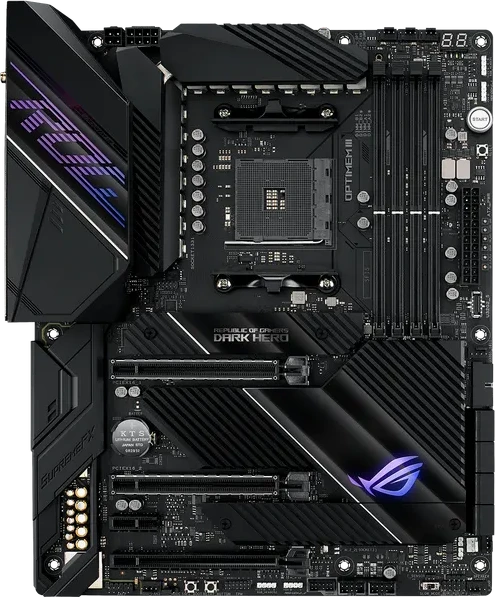 Сист.плата ROG CROSSHAIR X870E DARK HERO, X870E, AM5, 4xDDR5, 2xPCI-E x16, 5xM2, 2xUSB 4.0 Type C, HDMI, WIFI7, BOX — 3