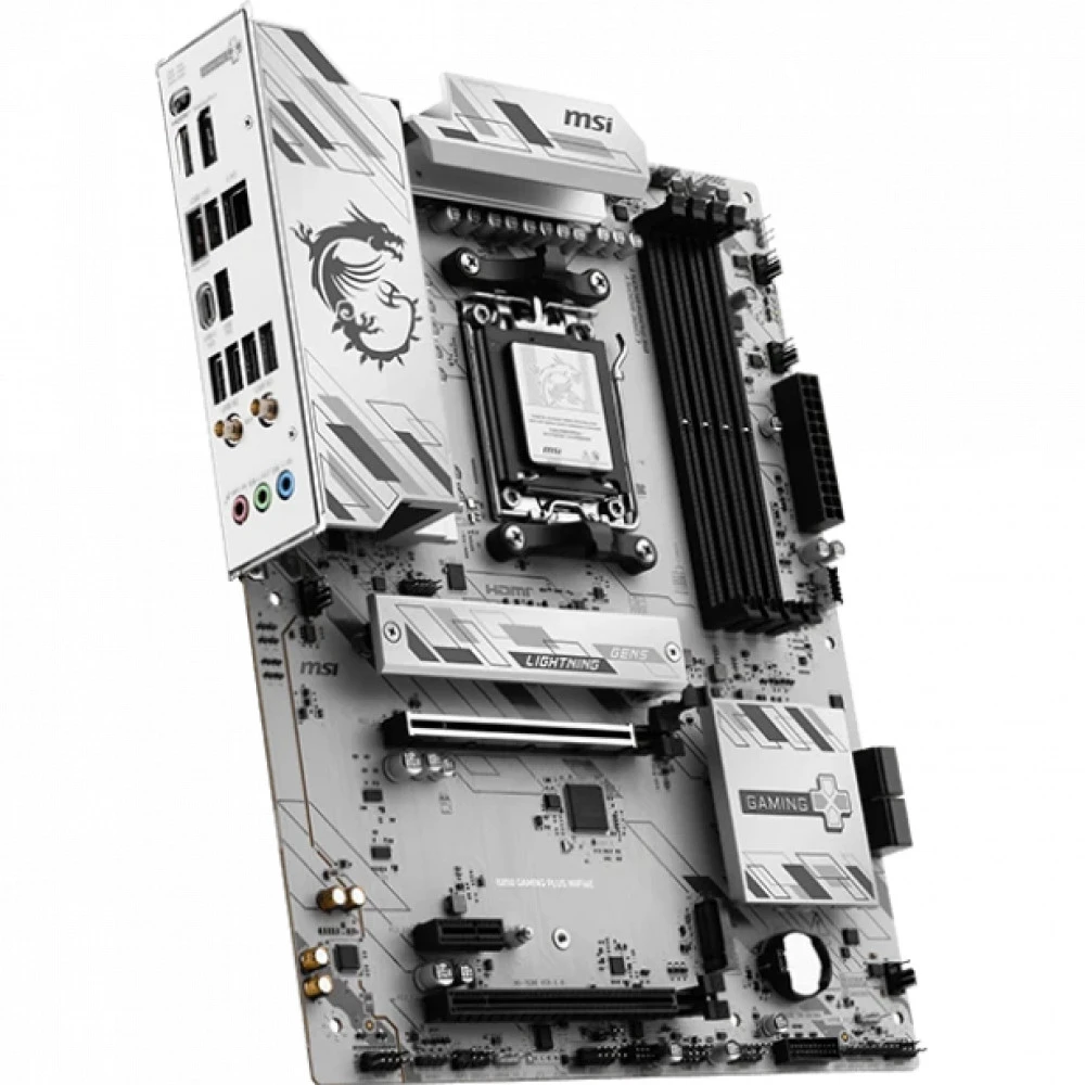 Материнская плата MSI B850 GAMING PLUS WIFI6E AM5 4xDDR5 4xSATA3 RAID 2xM.2 DP HDMI 2xType-C ATX — 3