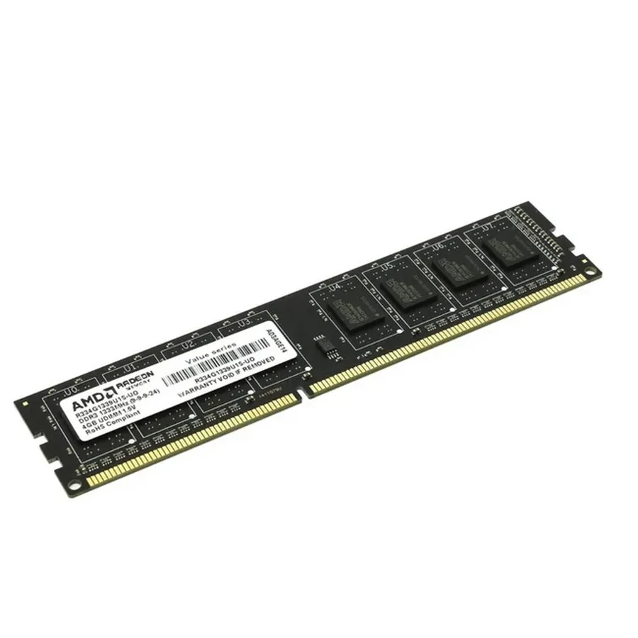 Оперативная память для ноутбука 4Gb DDR3 1333MHz AMD Radeon R3 Value Series R334G1339S1S-U Retail — 2