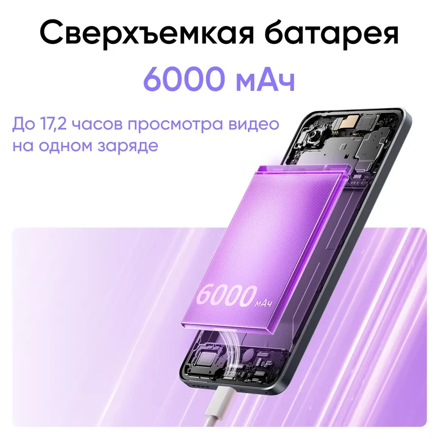 Смартфон Realme 14T 5G, 8GB RAM, 256GB, Чёрный — 2