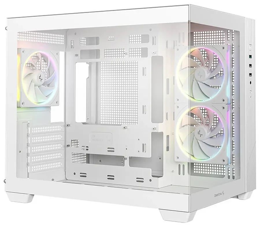 Компьютерный корпус Deepcool CG330 3F WH без Б/П — 2
