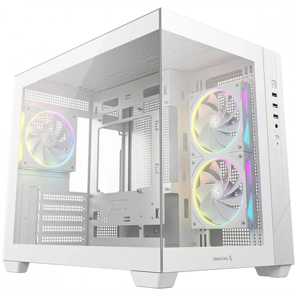 Компьютерный корпус Deepcool CG330 3F WH без Б/П — 3