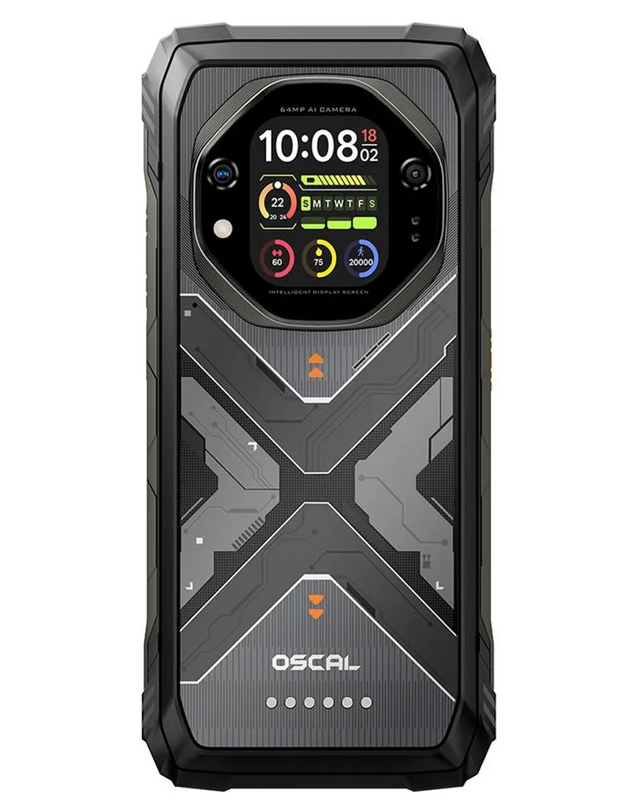 Смартфон OSCAL TANK 1 Rugged Phone 12GB RAM 256GB ROM Black — 3