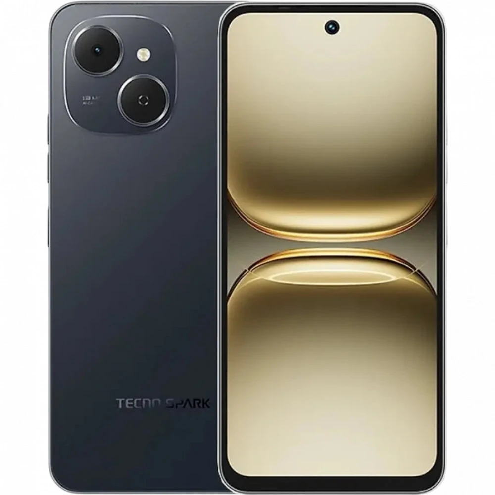 Смартфон Tecno Spark 40C, G81 8/128GB, 6.67"IPS, 1600x720, BT5.4, IrDA, 2xSIM/microSD, Ink Black
