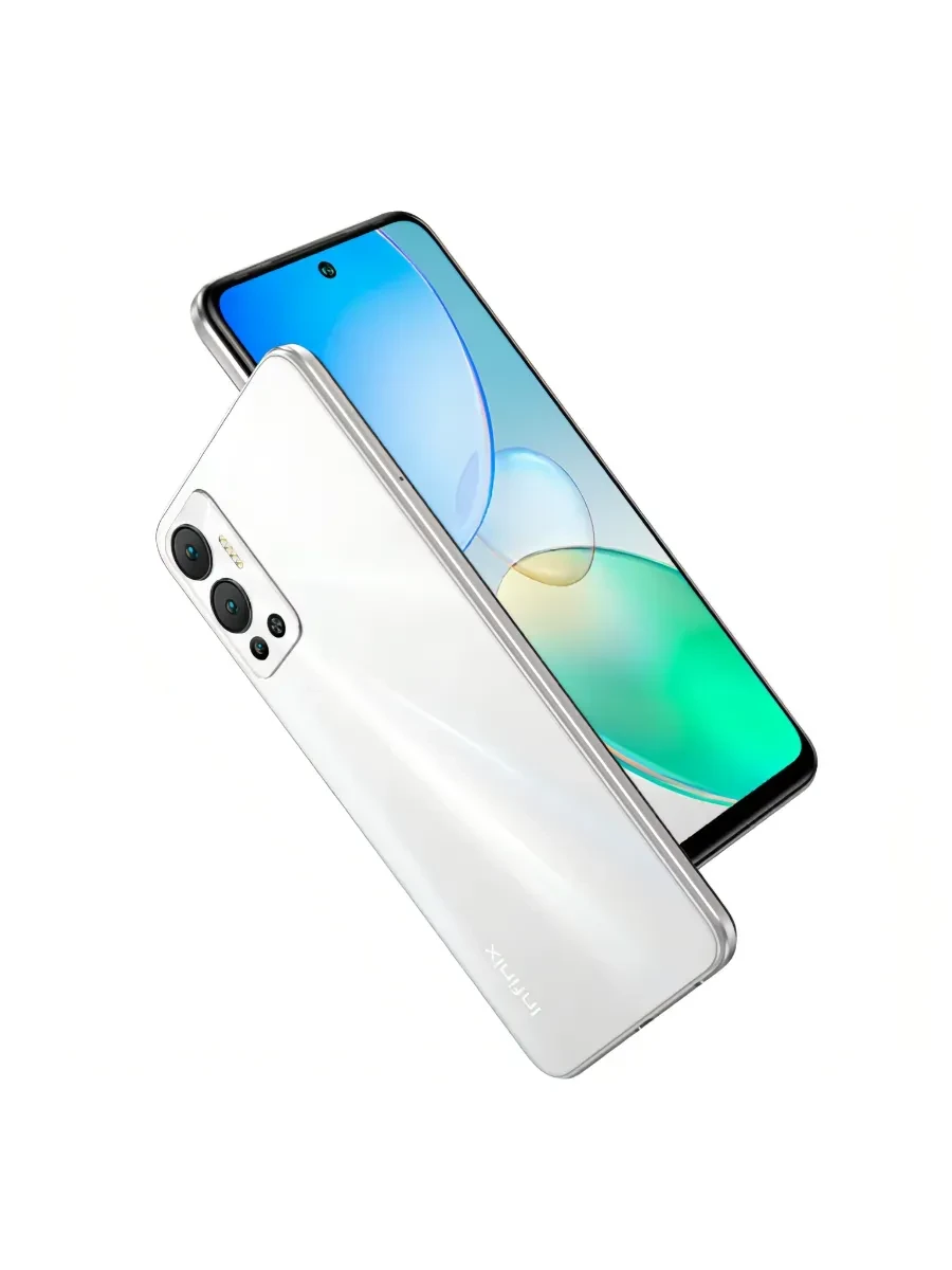 Смартфон Infinix HOT 12, G85 4/128GB, 6.82"IPS,1640x720, BT5.0, 2xSIM+microSD, Legend White — 2