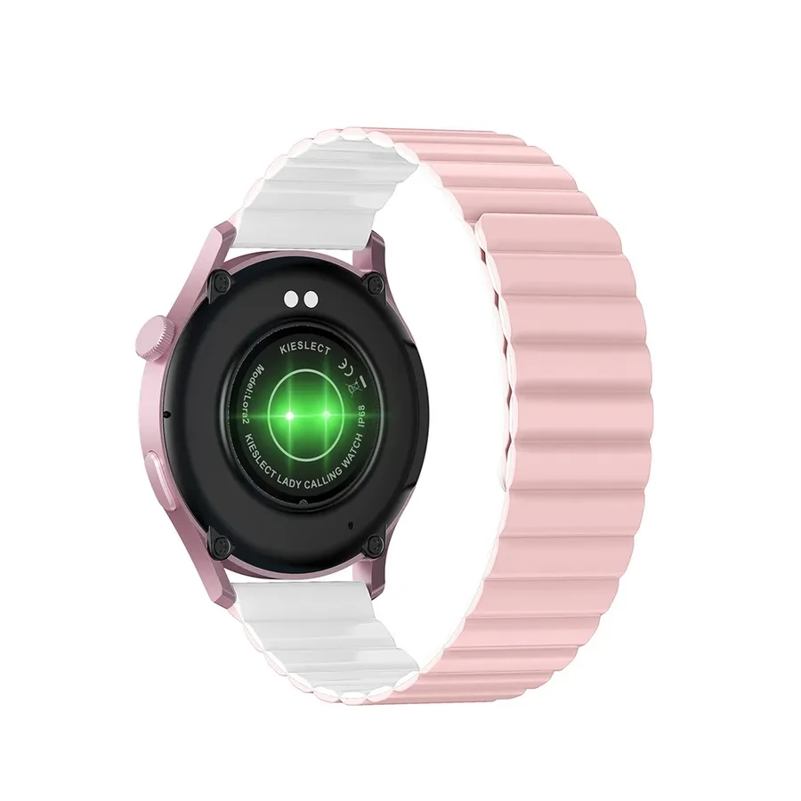 Смарт-часы Kieslect Lady Watch Lora 2, 1.3" AMOLED, IP68, 210мАч, розовый — 2
