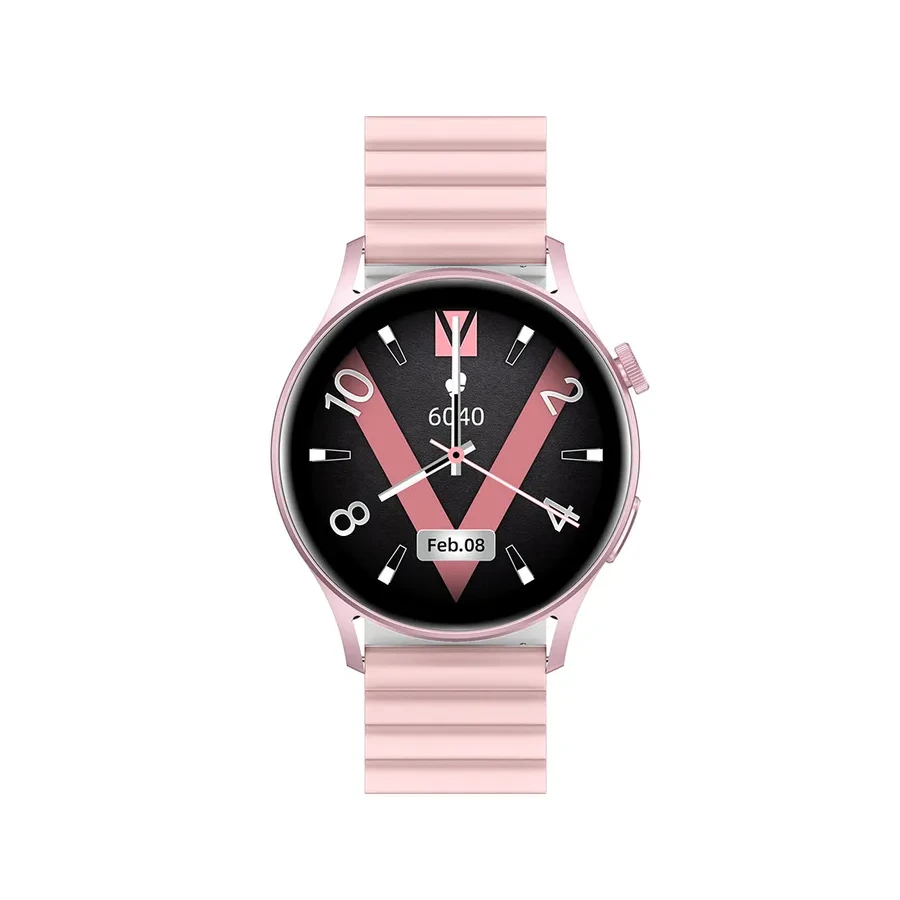 Смарт-часы Kieslect Lady Watch Lora 2, 1.3" AMOLED, IP68, 210мАч, розовый — 3