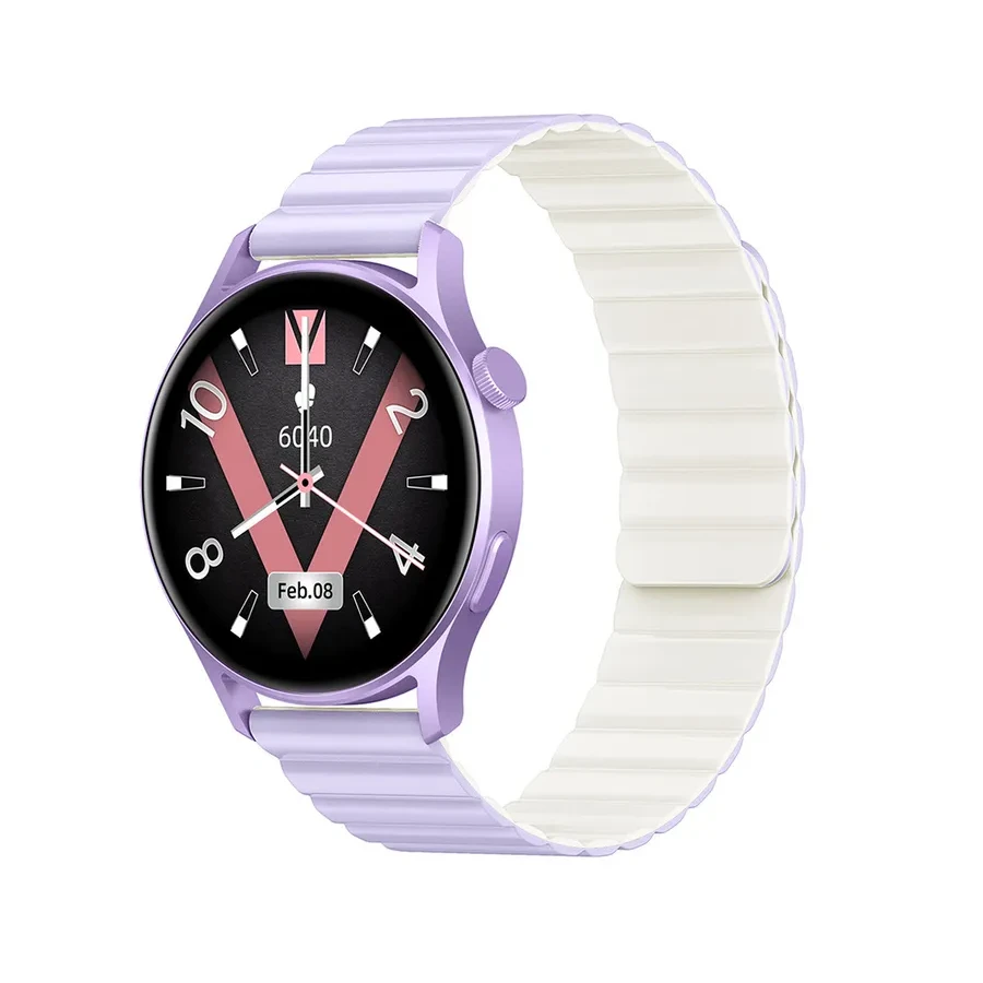 Смарт-часы Kieslect Lady Watch Lora 2, 1.3" AMOLED, IP68, 210мАч, фиолетовый