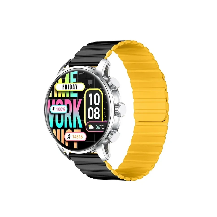 Смарт-часы Kieslect Calling Watch Kr2, 1.43" AMOLED, IP68, 360мАч, сталь