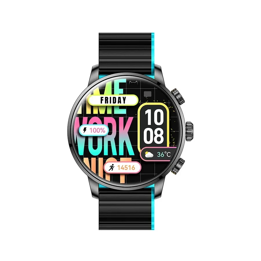 Смарт-часы Kieslect Calling Watch Kr2, 1.43" AMOLED, IP68, 360мАч, чёрный — 3