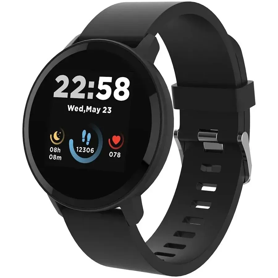 CANYON Lollypop SW-63 умные часы 1.3" IPS, чёрные