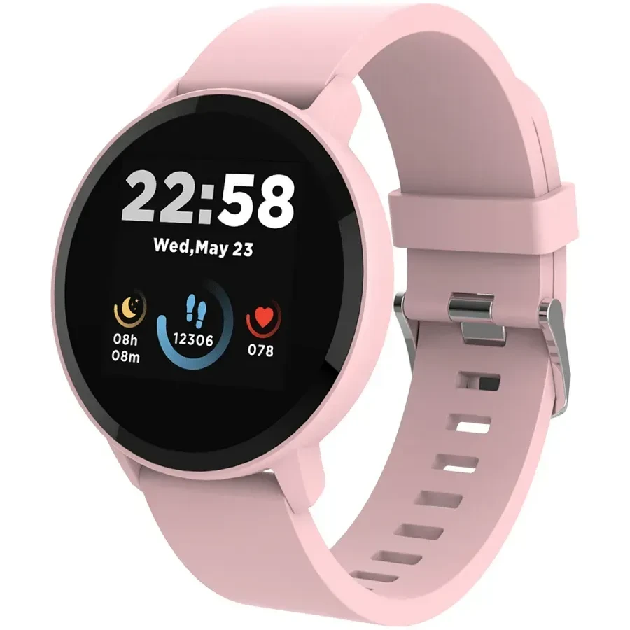 CANYON Lollypop SW-63 умные часы 1.3" IPS, розовые