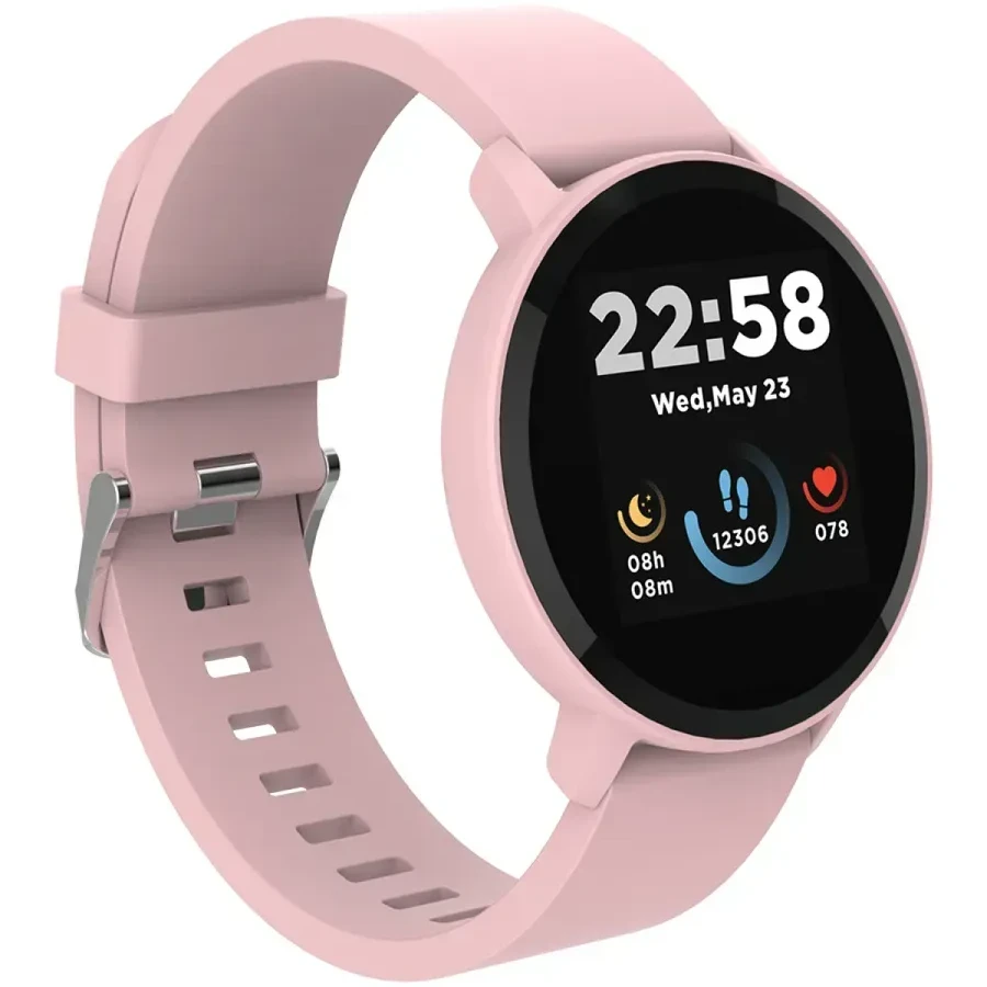 CANYON Lollypop SW-63 умные часы 1.3" IPS, розовые — 2