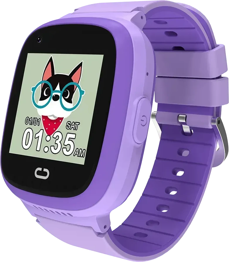 Детские смарт-часы CANYON Sunny KW-48, 4G, GPS, видео, фиолетовый — 2