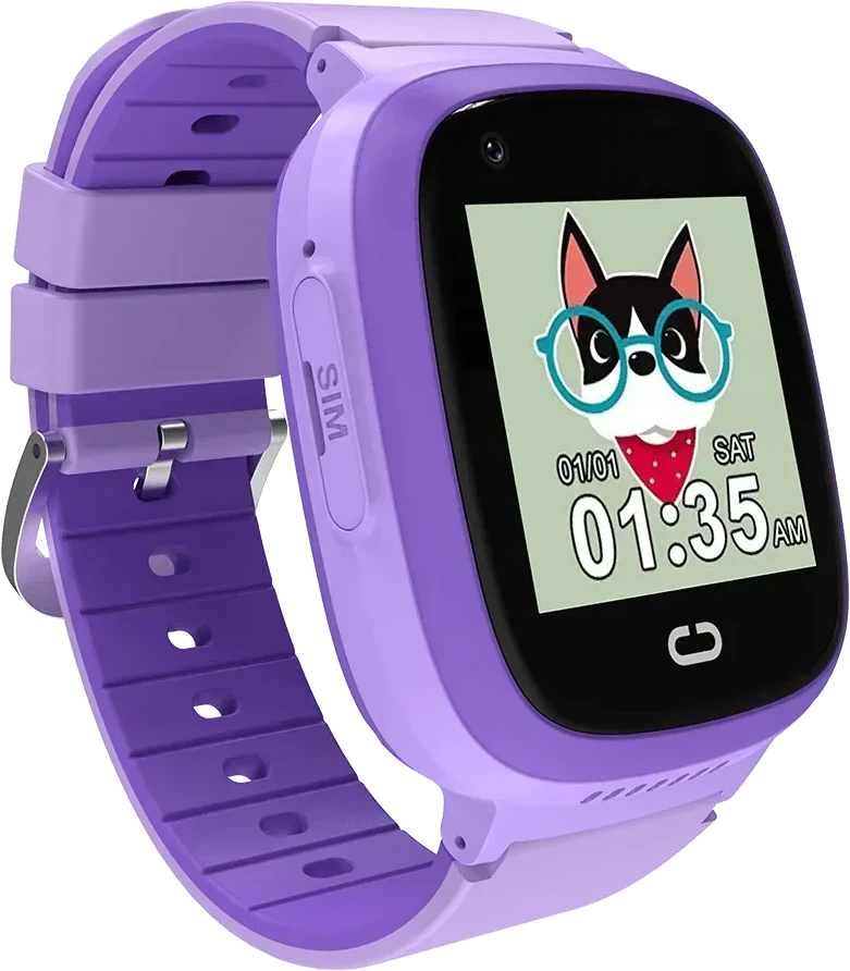 Детские смарт-часы CANYON Sunny KW-48, 4G, GPS, видео, фиолетовый — 3