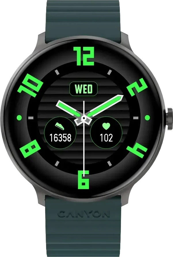 CANYON Smart Watch Jacky SW-69, зелёный-оранжевый
