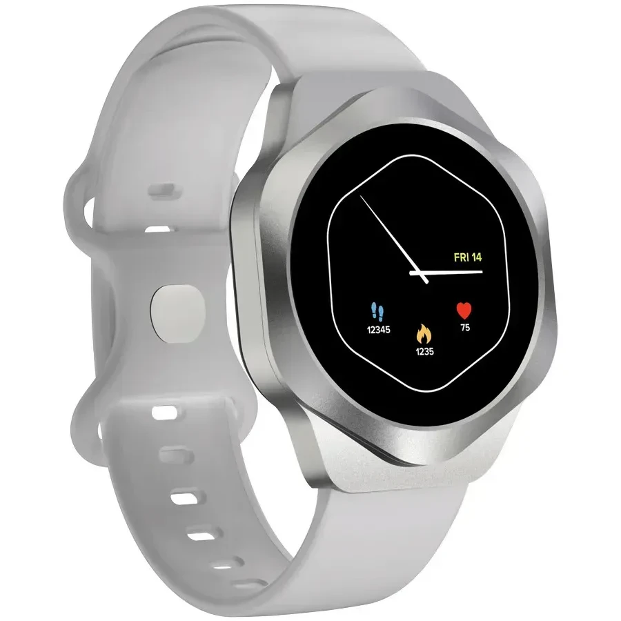 CANYON Smart Watch Hexagon 88 BT-CALL, серебристый — 3