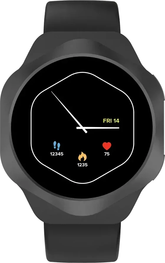 CANYON Smart Watch Hexagon 88 BT-CALL, чёрный