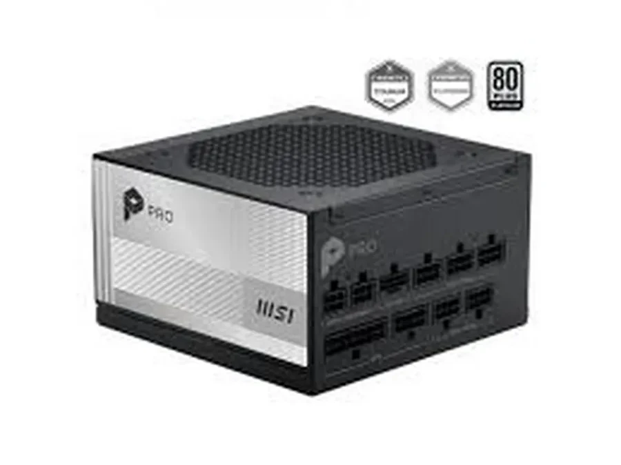 Блок питания MSI 1000W, PRO A1000PL PCIE5, Full Modular, ATX, 80+ PLATINUM, >92%, Fan 120mm, Черный — 3